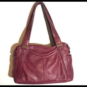 Perlina New York Leather Shoulder tote